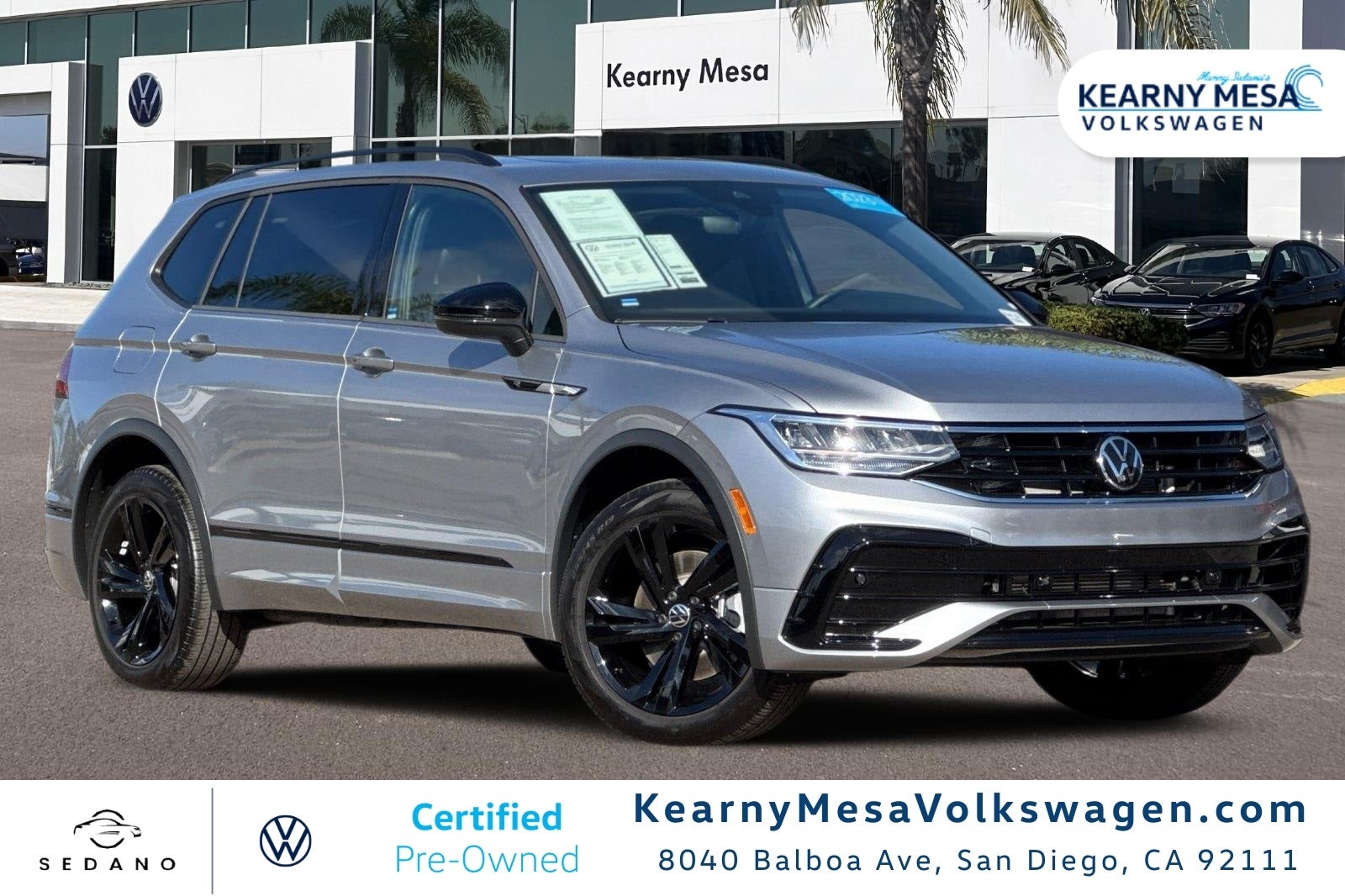 2023 Volkswagen Tiguan 2.0T SE R-Line Black