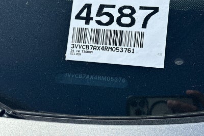 2024 Volkswagen Tiguan 2.0T SE R-Line Black