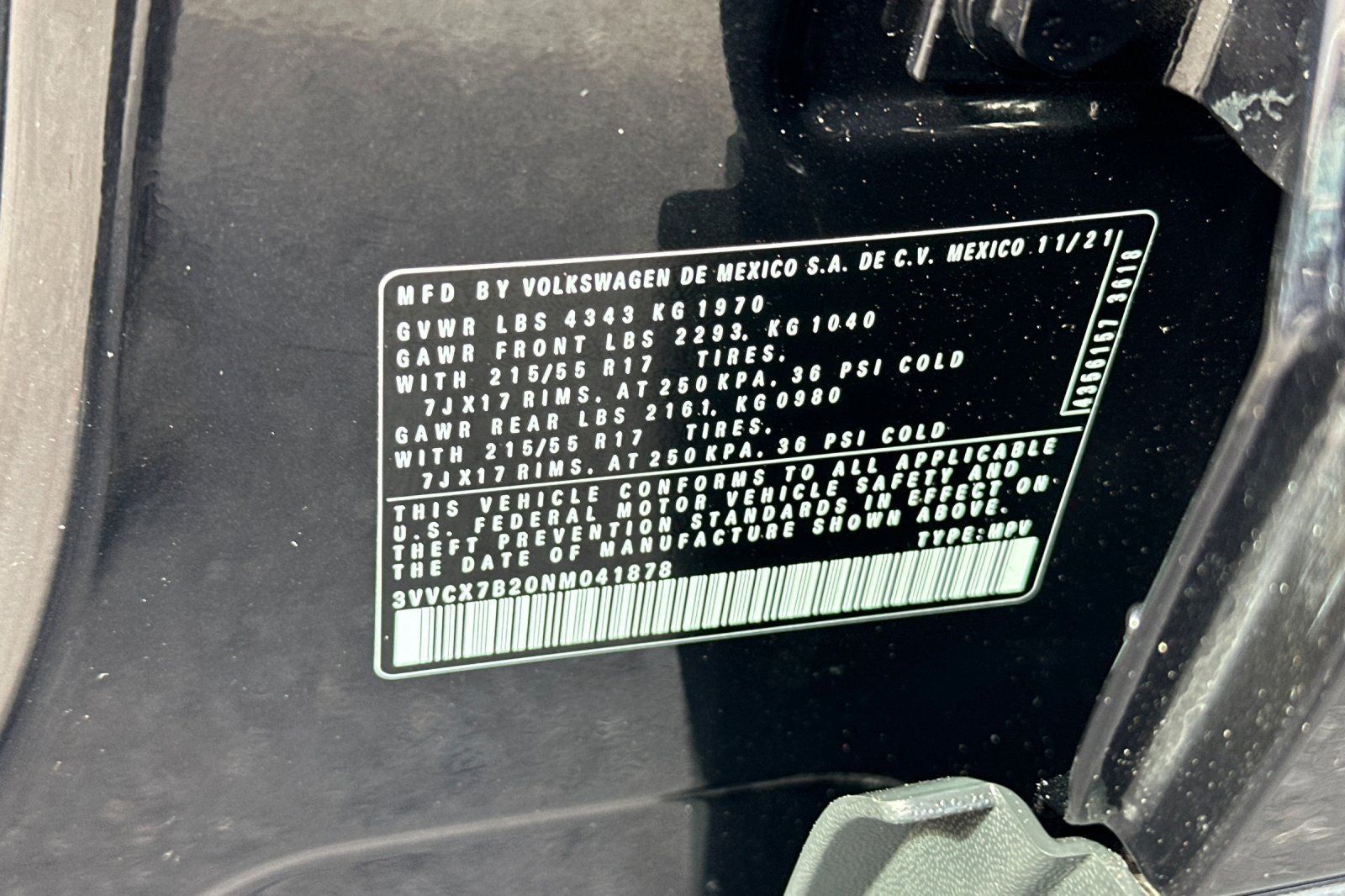 2022 Volkswagen Taos 1.5T S