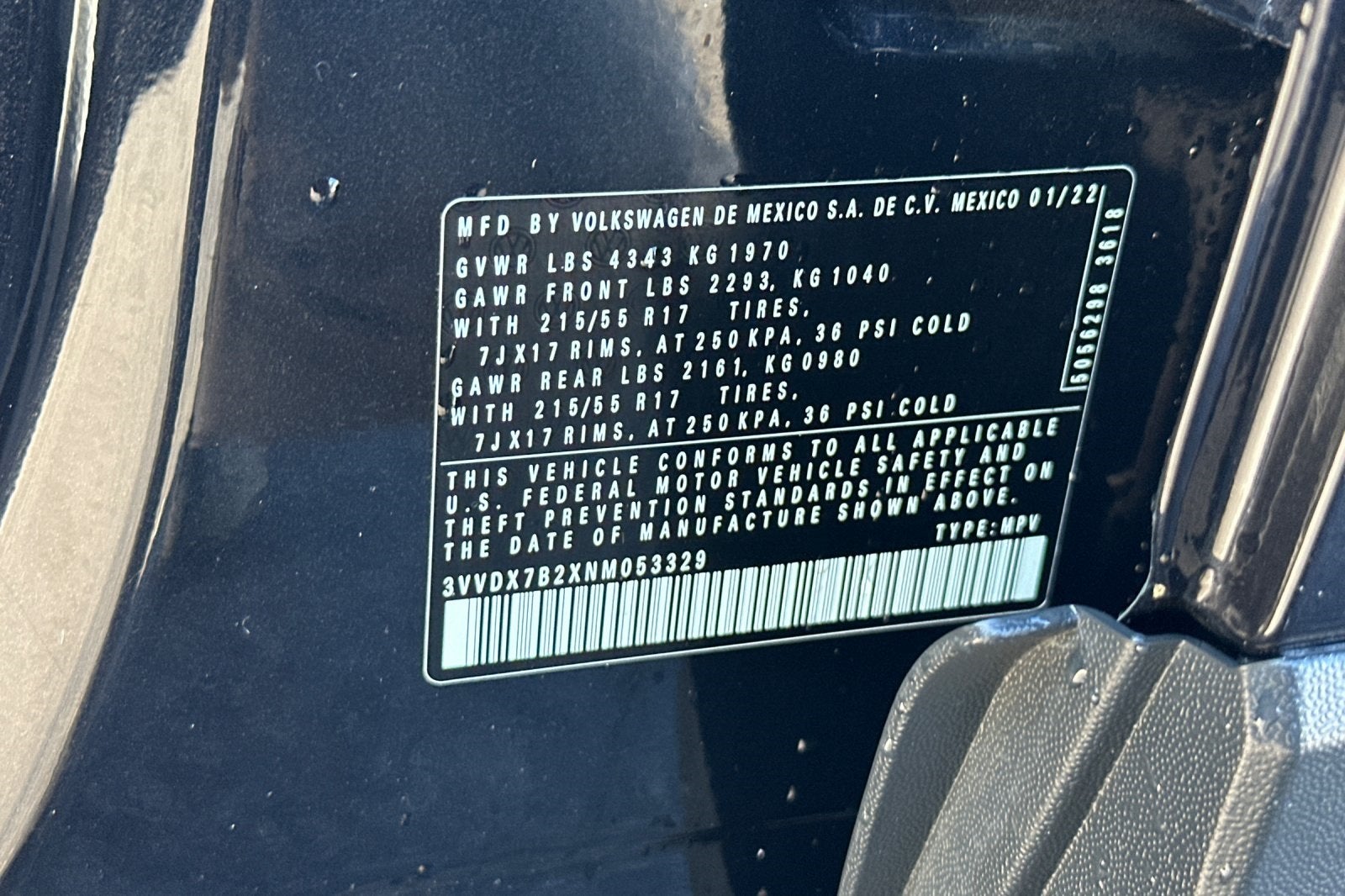 2022 Volkswagen Taos 1.5T S