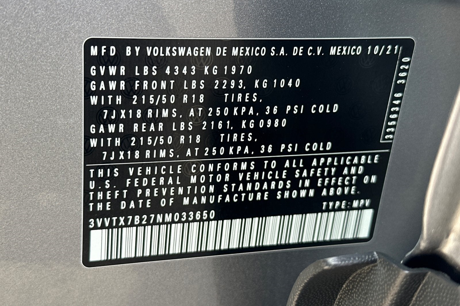 2022 Volkswagen Taos 1.5T SE