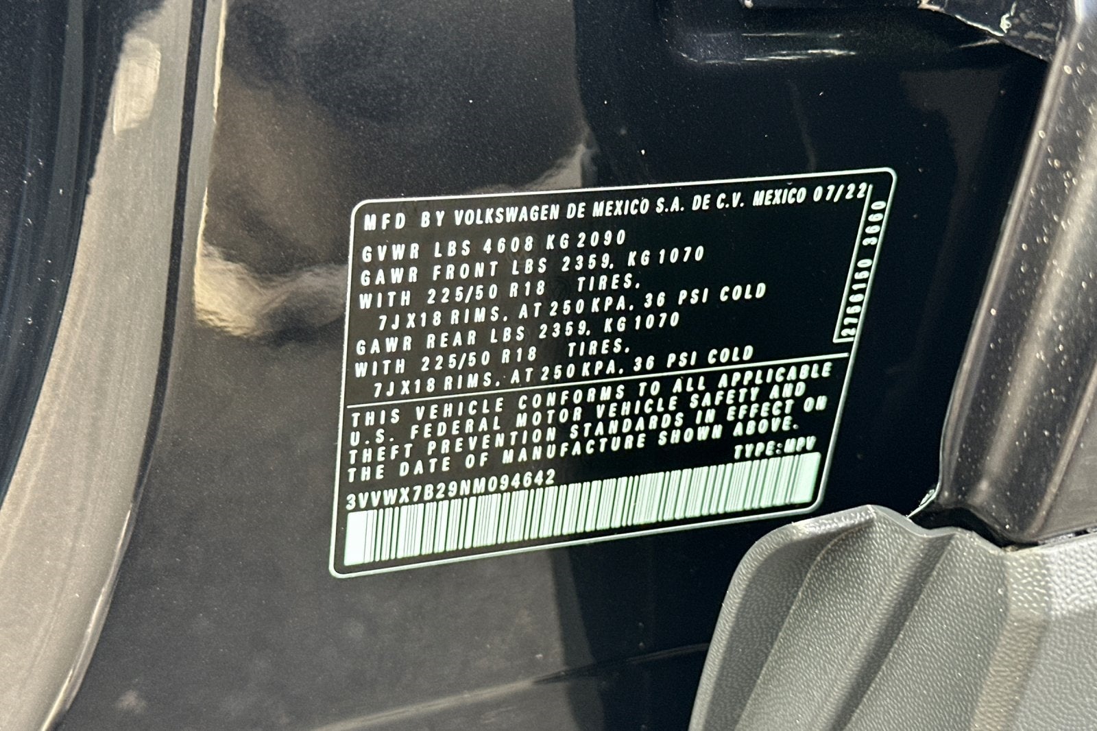 2022 Volkswagen Taos 1.5T SE