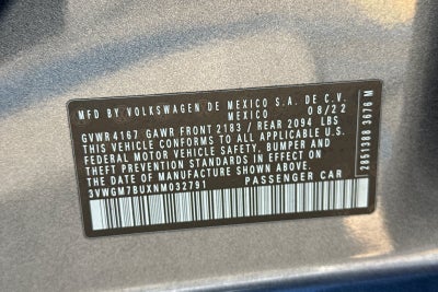 2022 Volkswagen Jetta 1.5T SEL