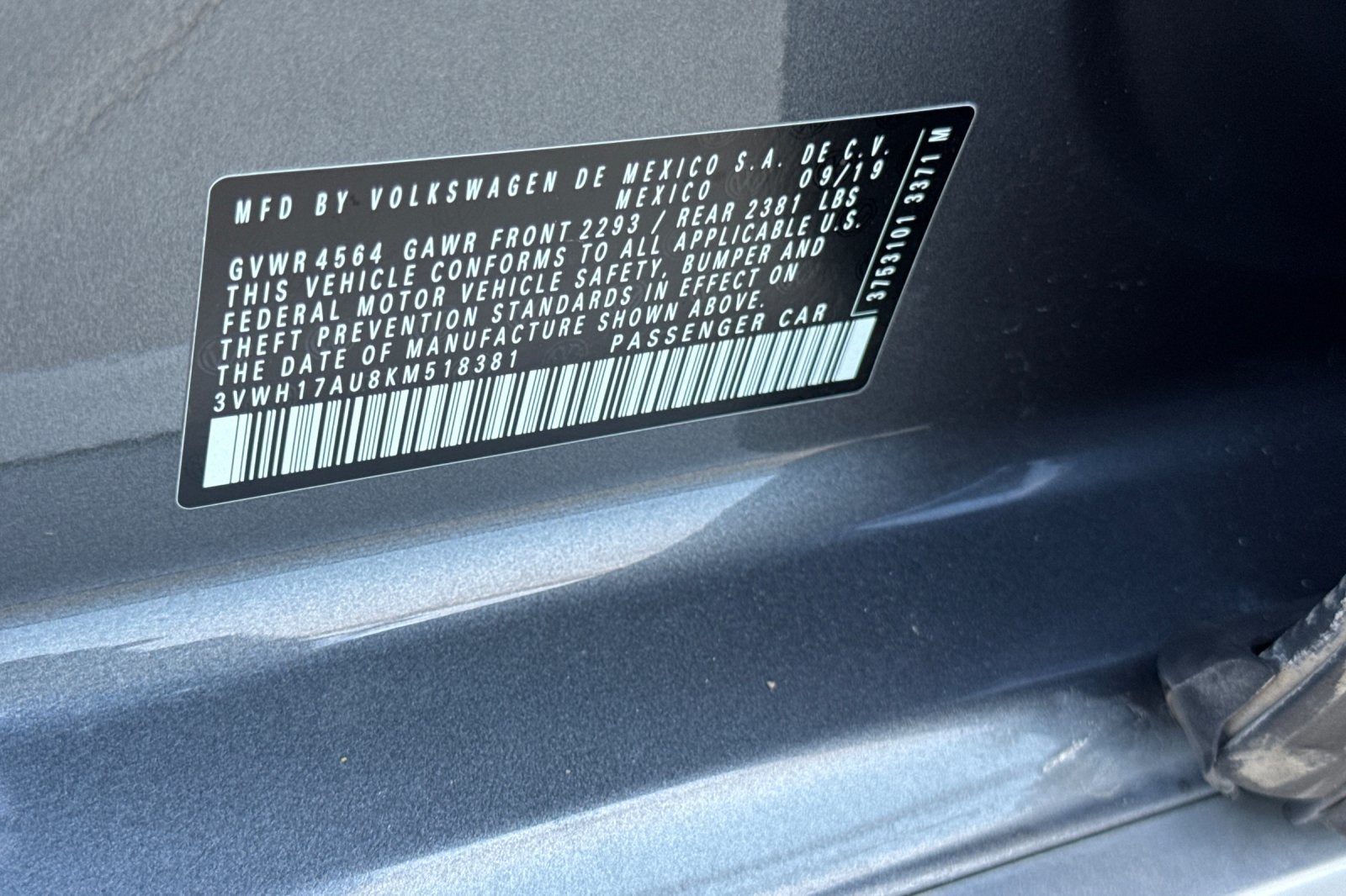 2019 Volkswagen Golf Alltrack TSI S 4Motion