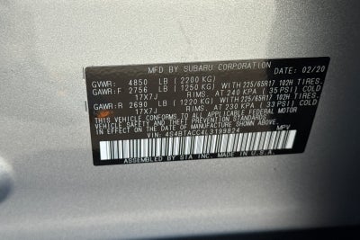 2020 Subaru Outback Premium