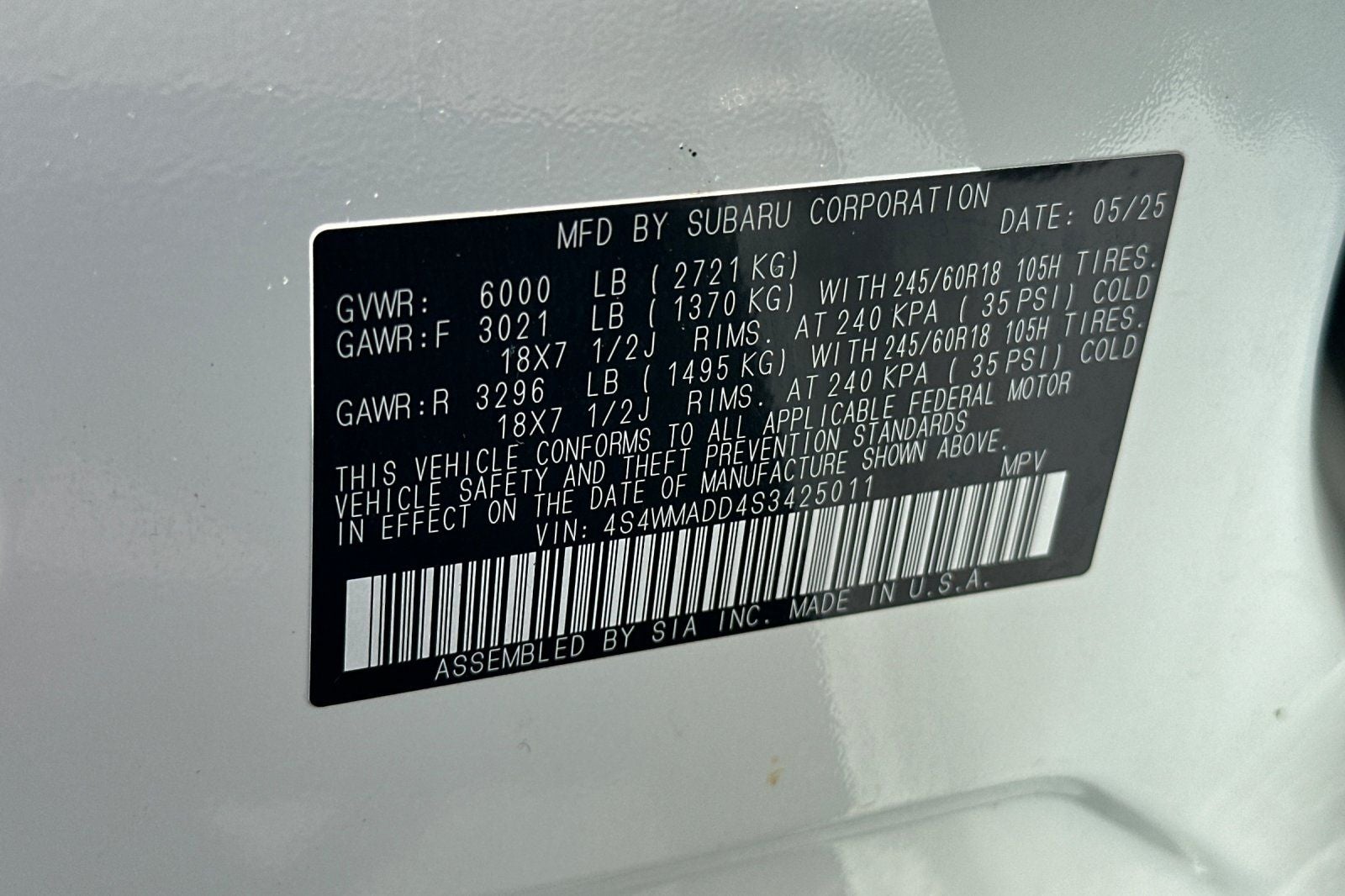 2025 Subaru Ascent Premium
