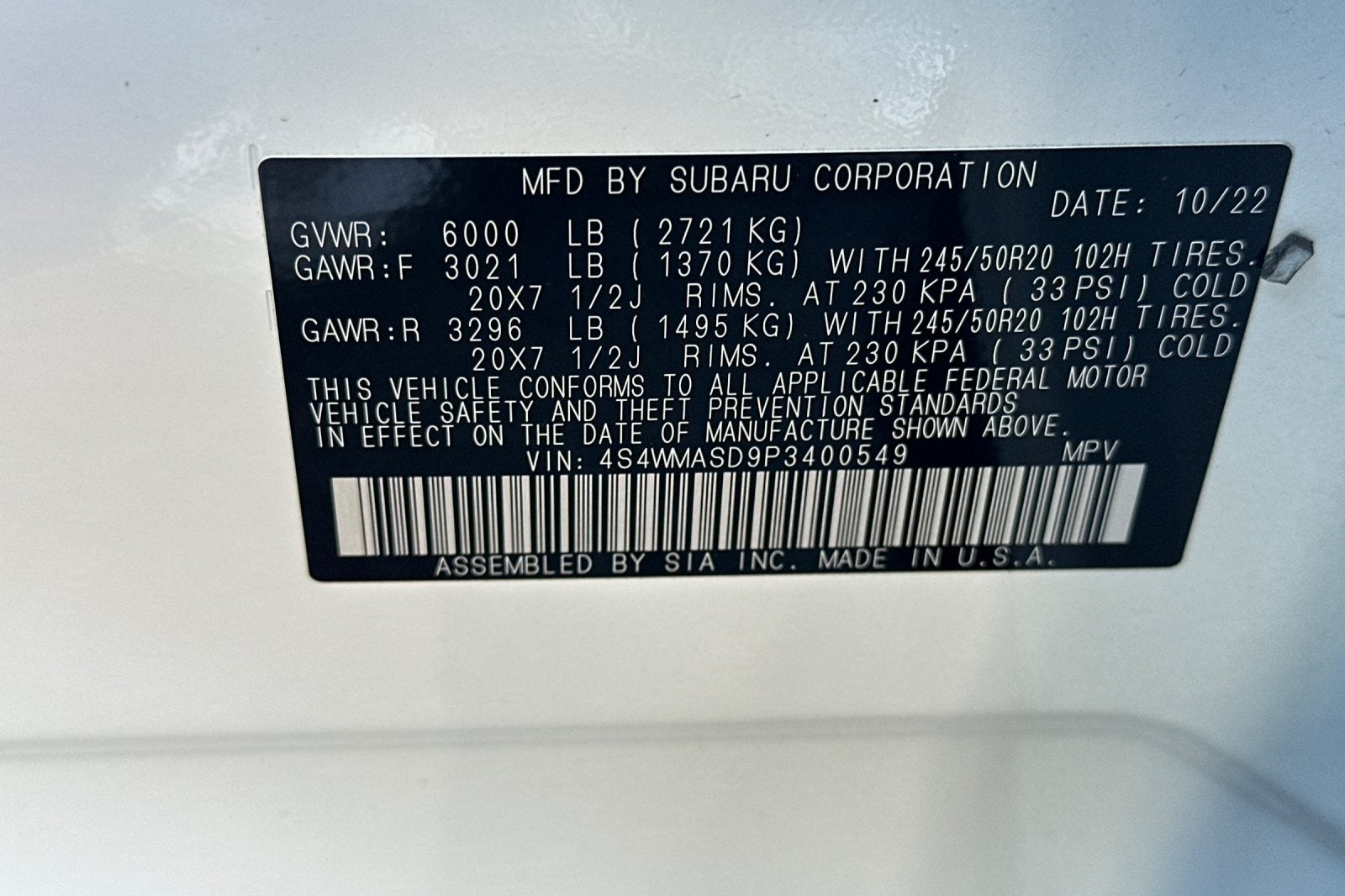 2023 Subaru Ascent Limited