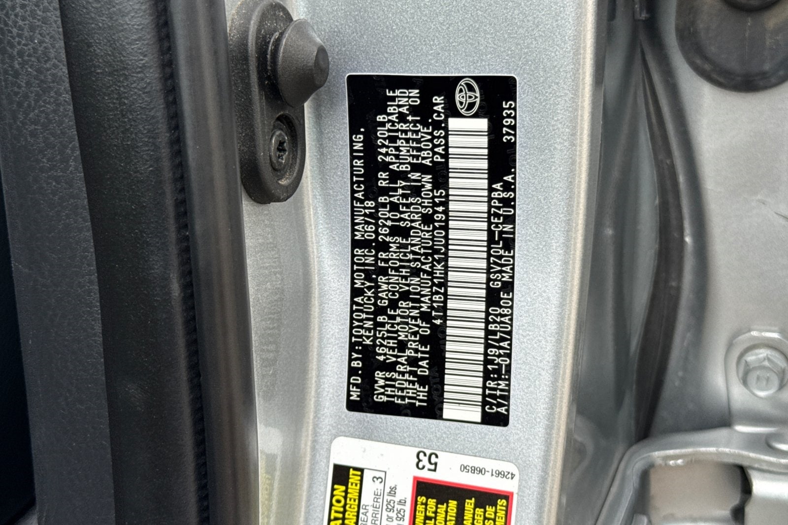 2018 Toyota Camry XSE V6