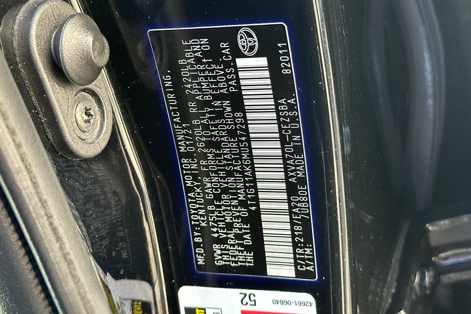 2021 Toyota Camry SE