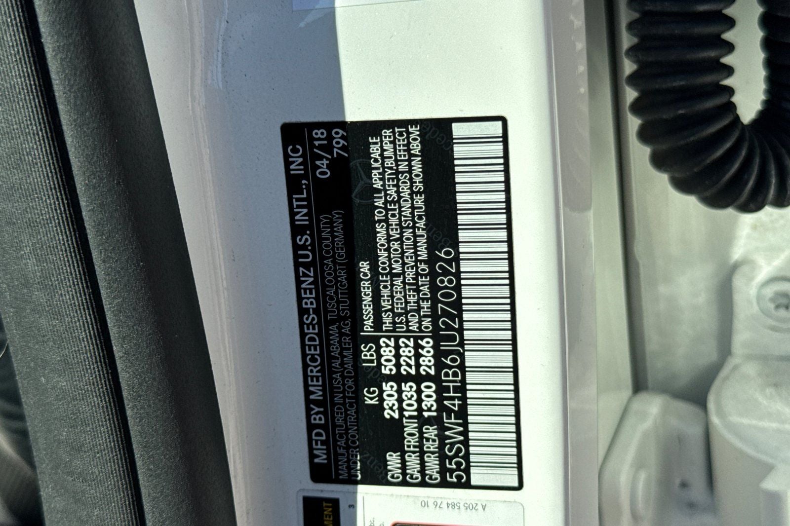 2018 Mercedes-Benz C-Class C 350e