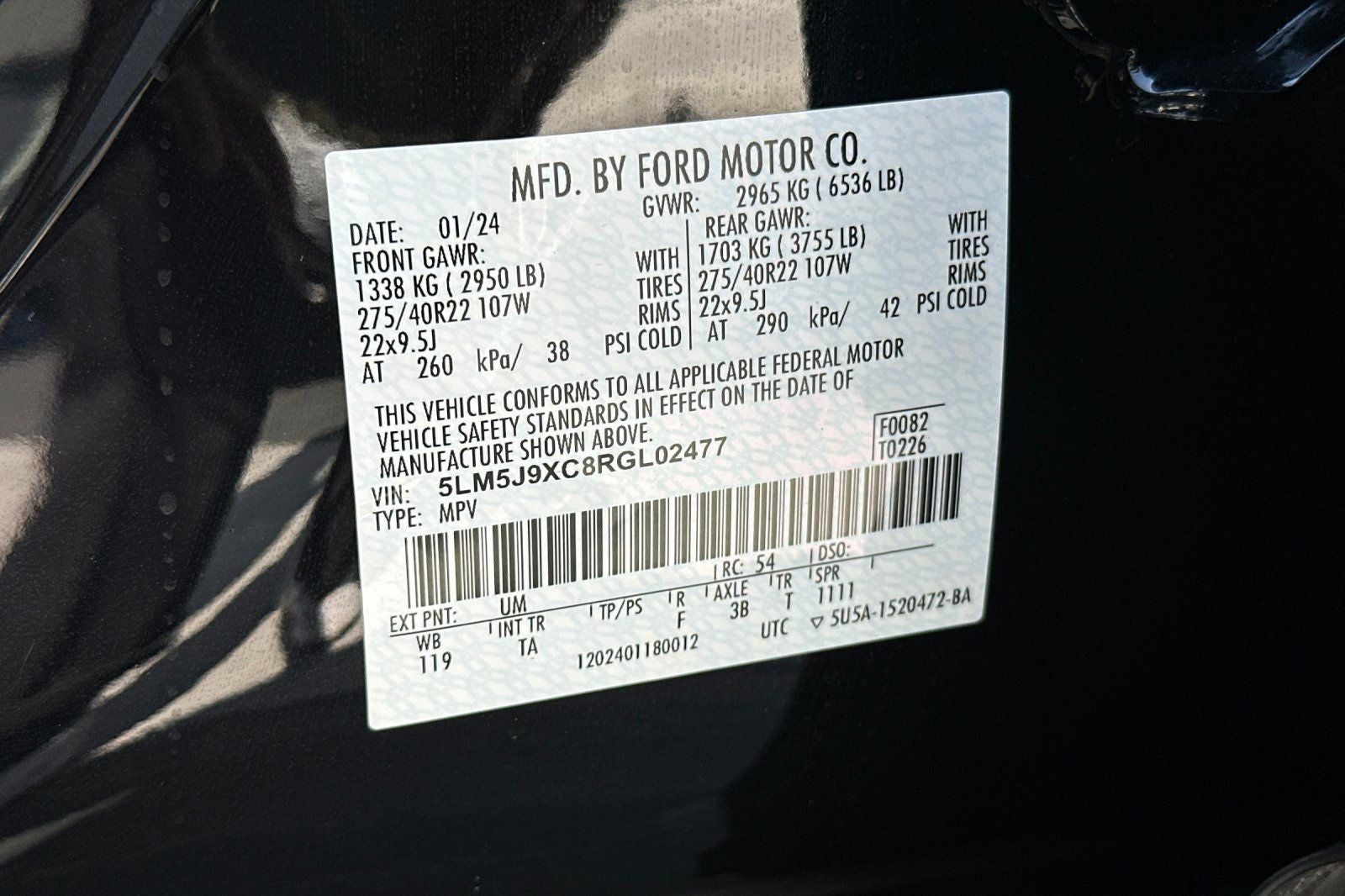 2024 Lincoln Aviator Black Label