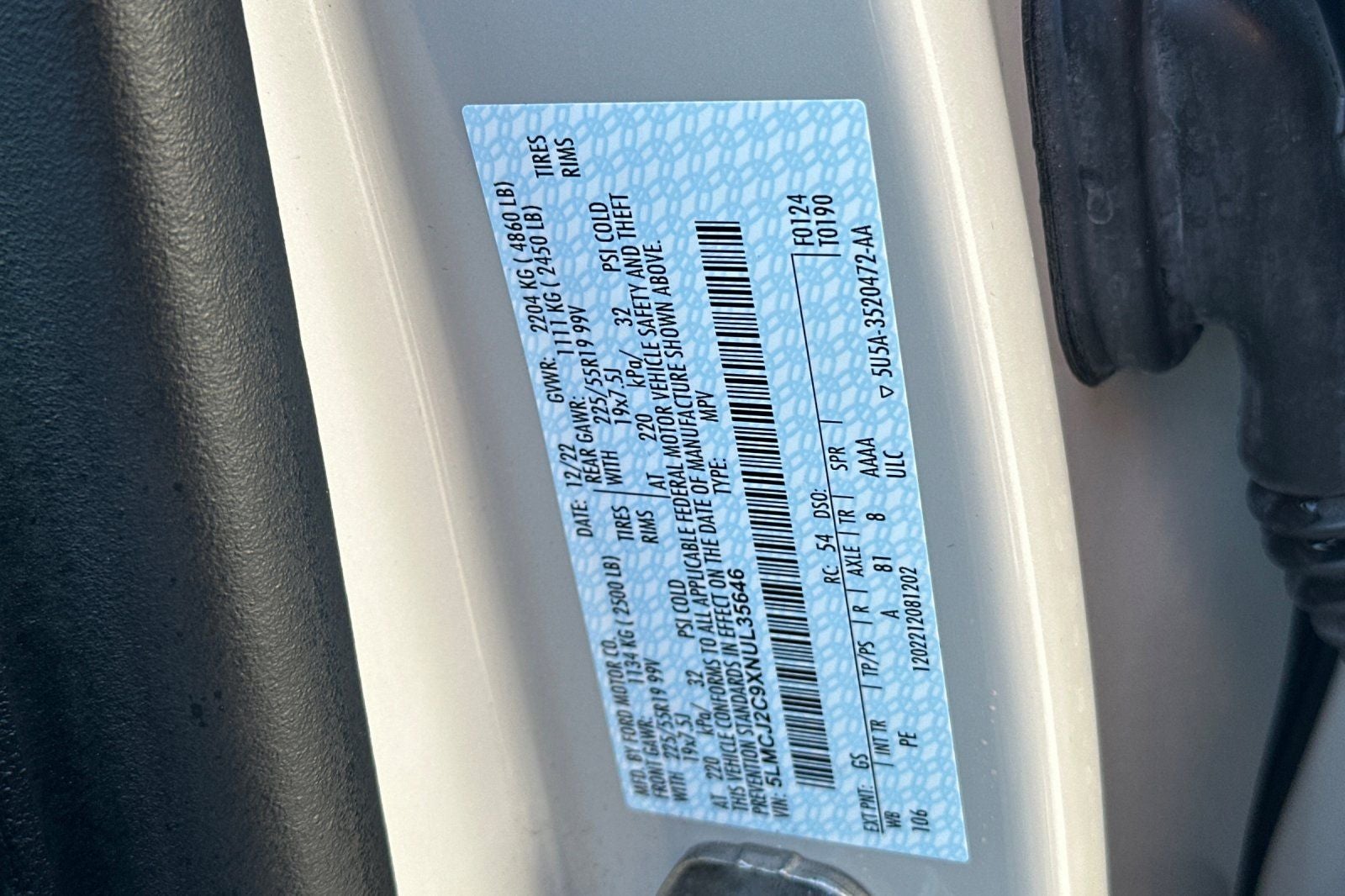 2022 Lincoln Corsair Reserve