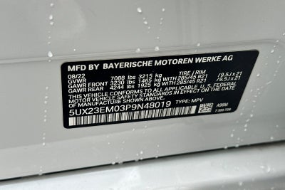 2023 BMW X7 xDrive40i