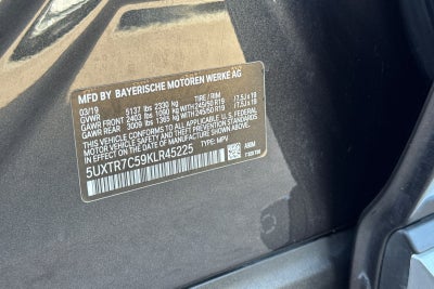 2019 BMW X3 sDrive30i