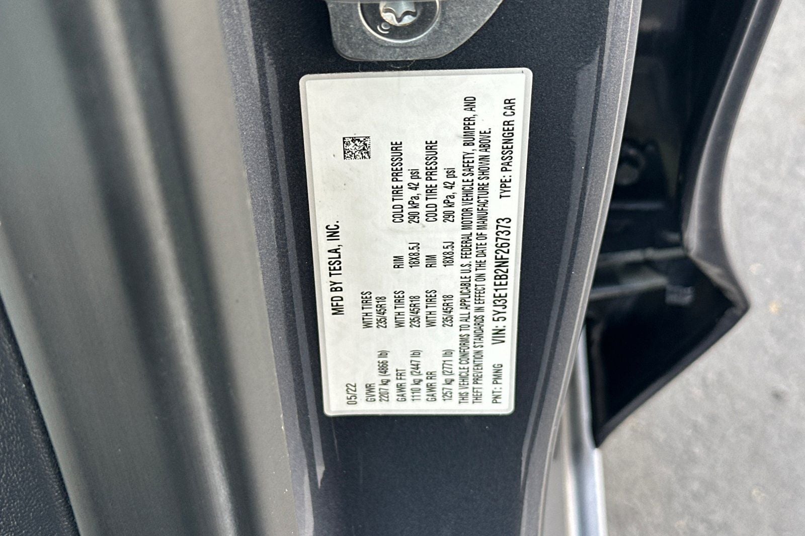 2022 Tesla Model 3 Long Range