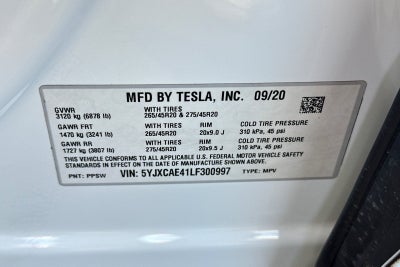 2020 Tesla Model X Performance