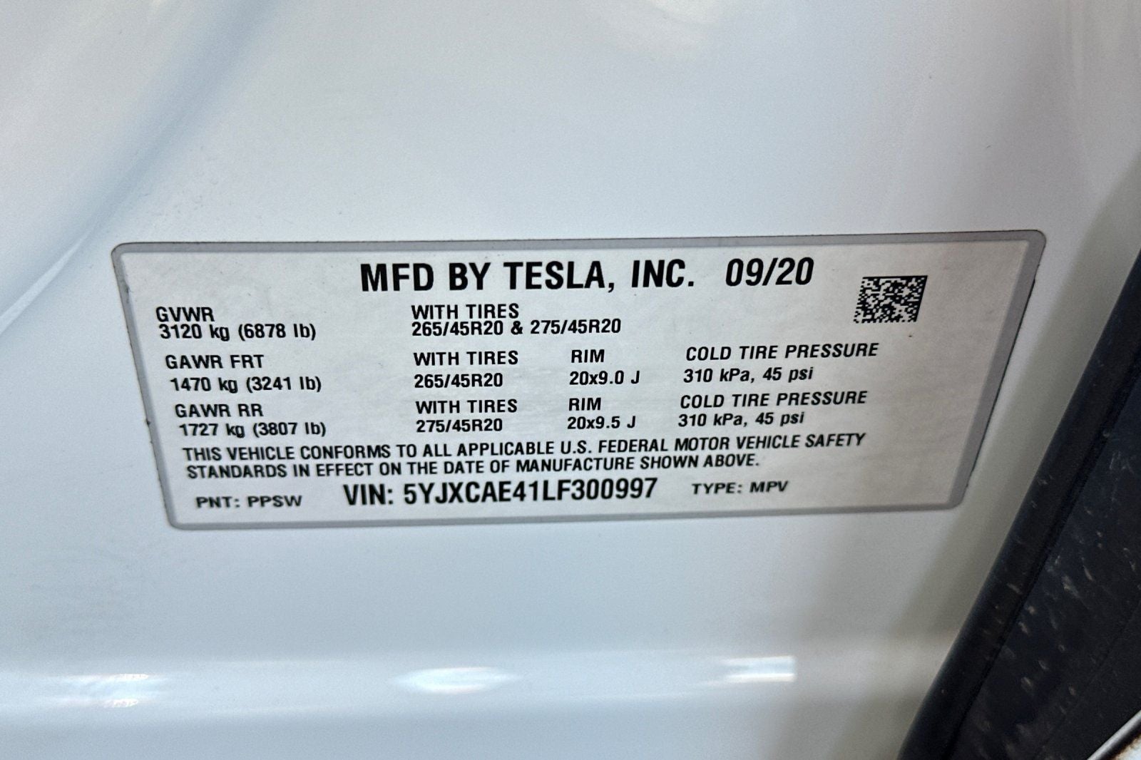 2020 Tesla Model X Performance