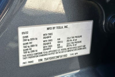 2022 Tesla Model Y Long Range