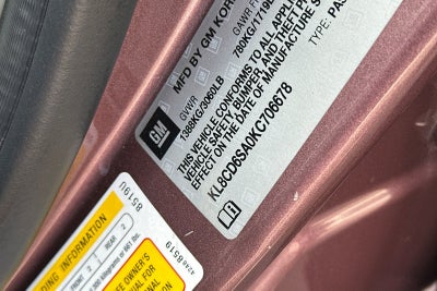 2019 Chevrolet Spark 1LT