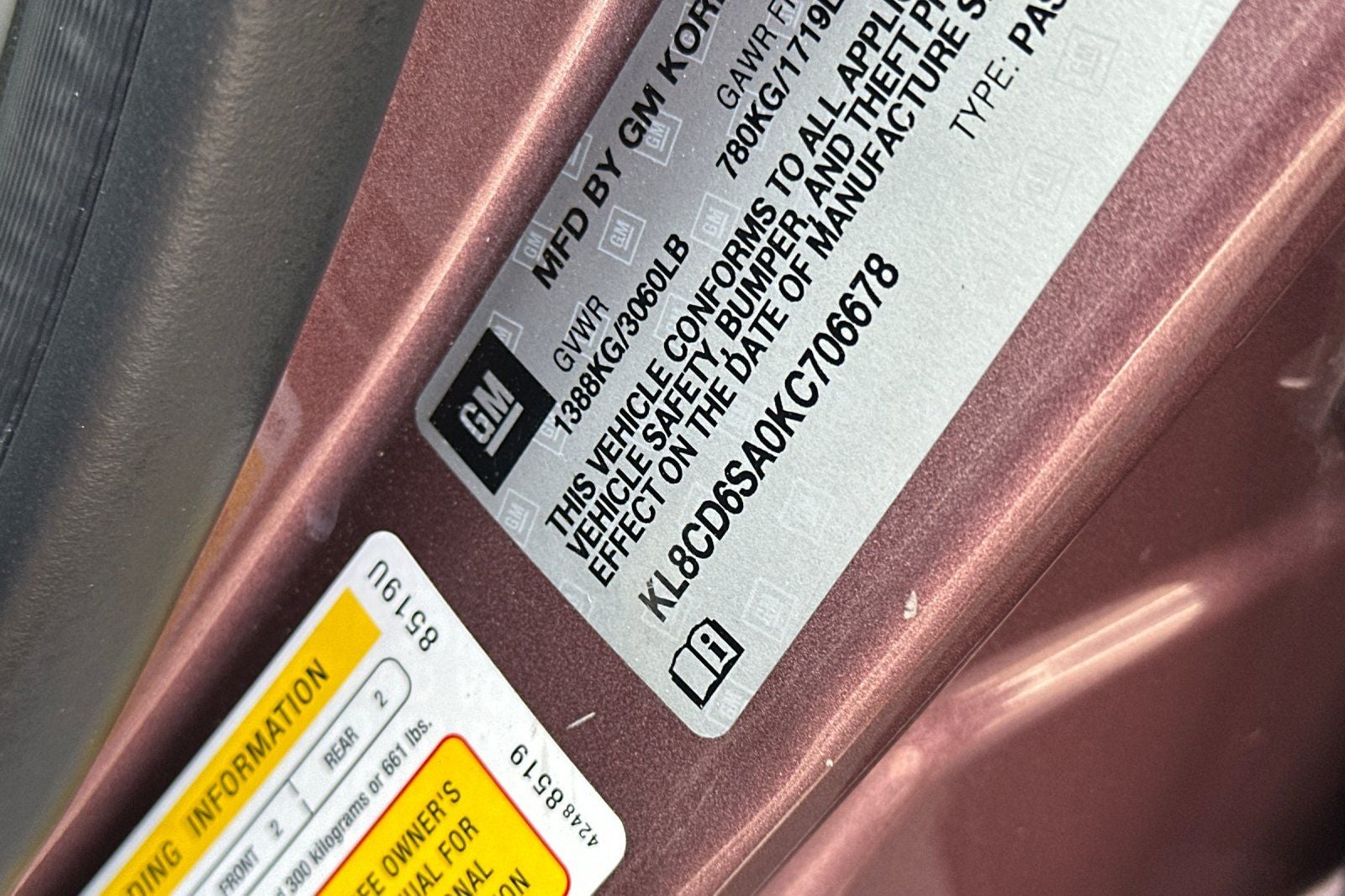 2019 Chevrolet Spark 1LT