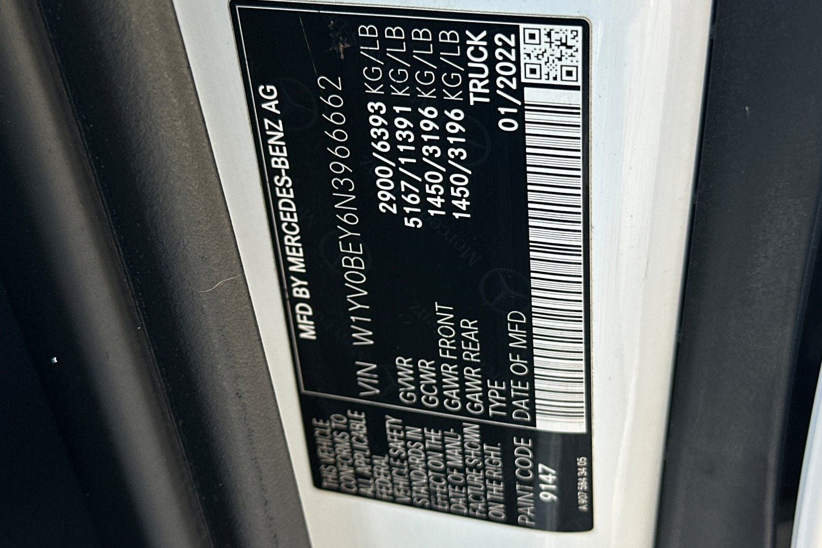 2022 Mercedes-Benz Metris Cargo