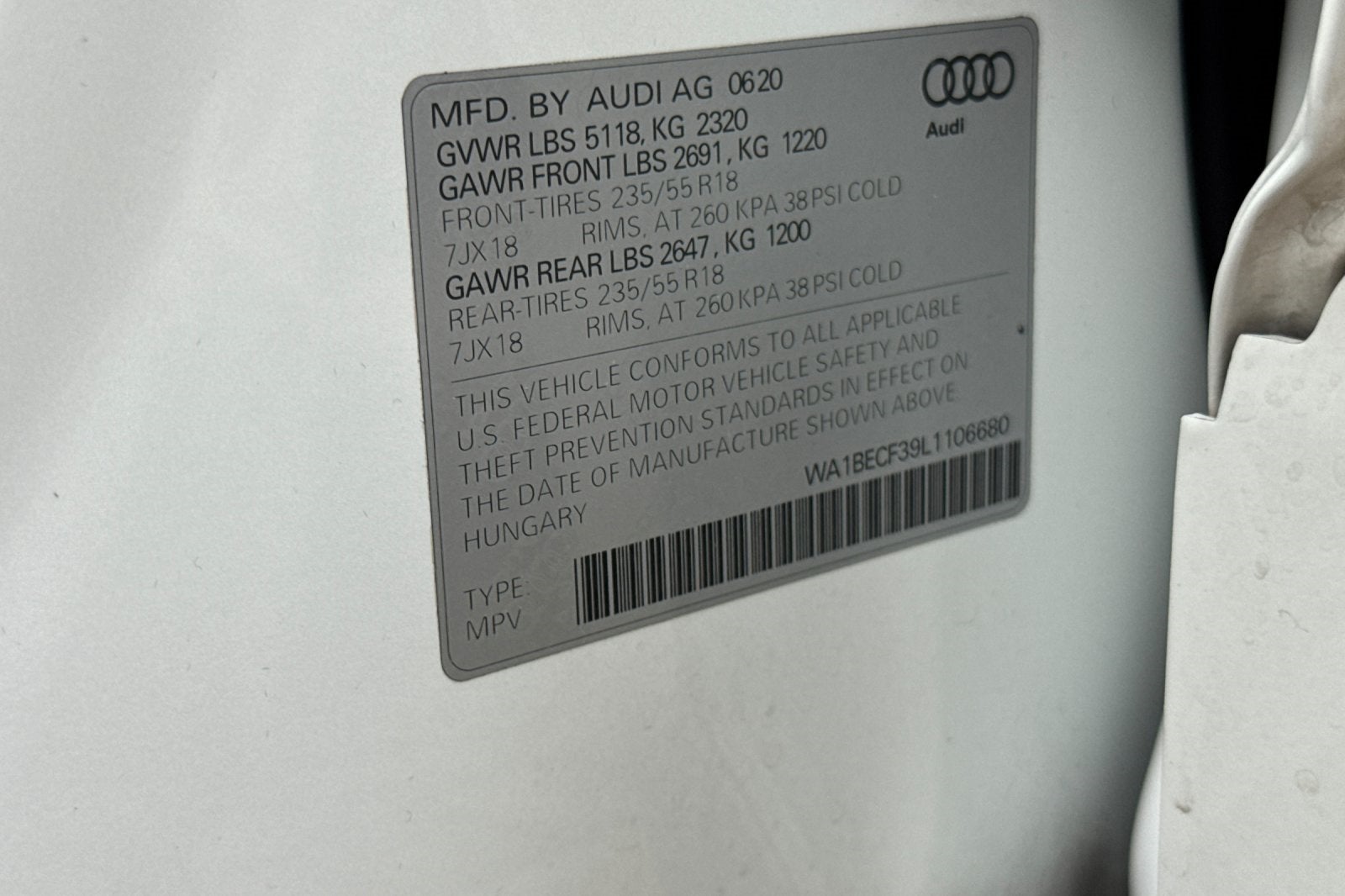 2020 Audi Q3 Premium Plus quattro