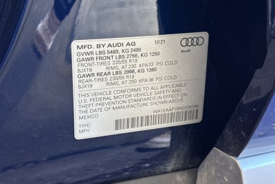 2022 Audi Q5 45 S line Premium quattro