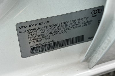 2022 Audi A3 40 Premium FrontTrak