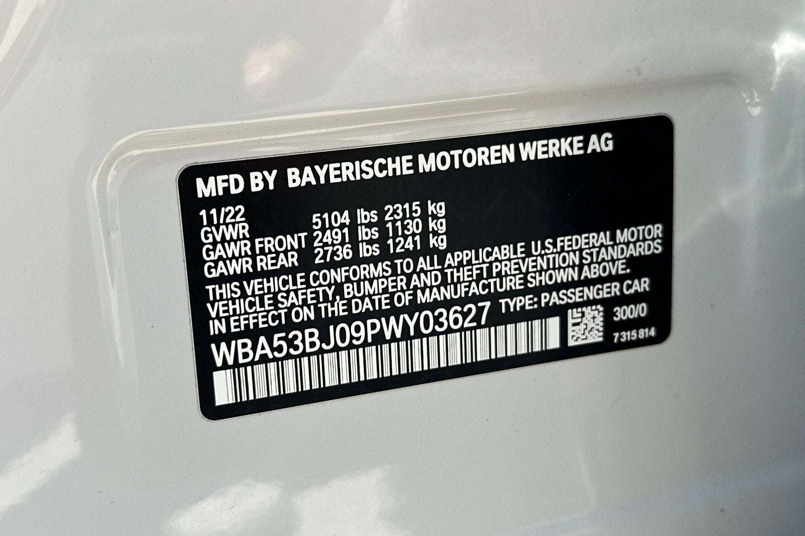 2023 BMW 5 Series 540i