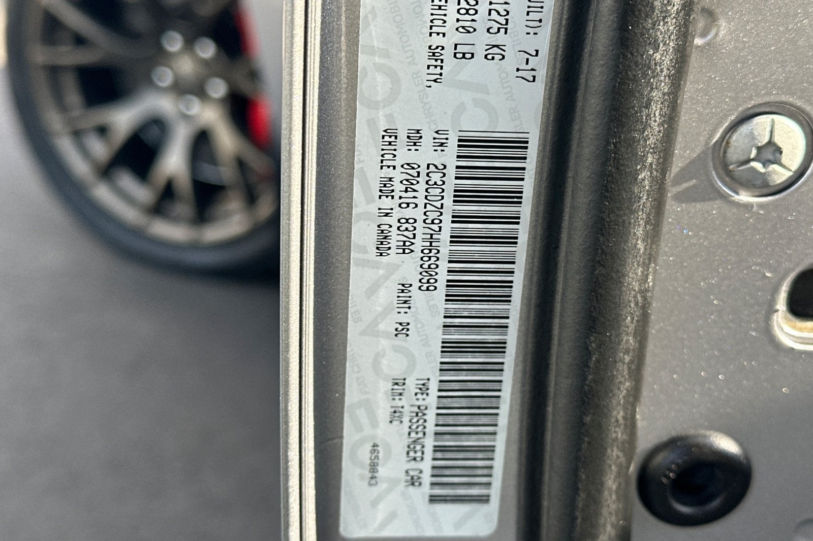 2017 Dodge Challenger SRT Hellcat