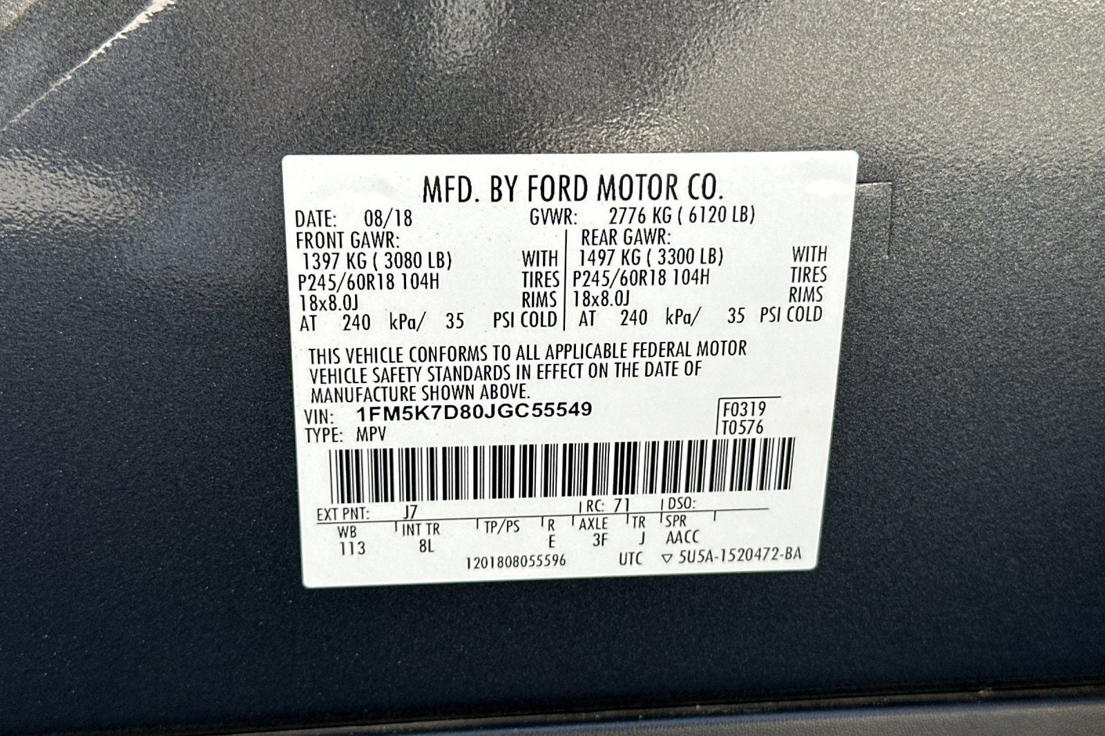 2018 Ford Explorer XLT