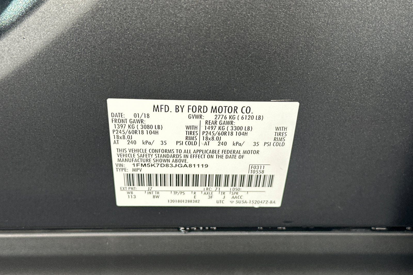 2018 Ford Explorer XLT