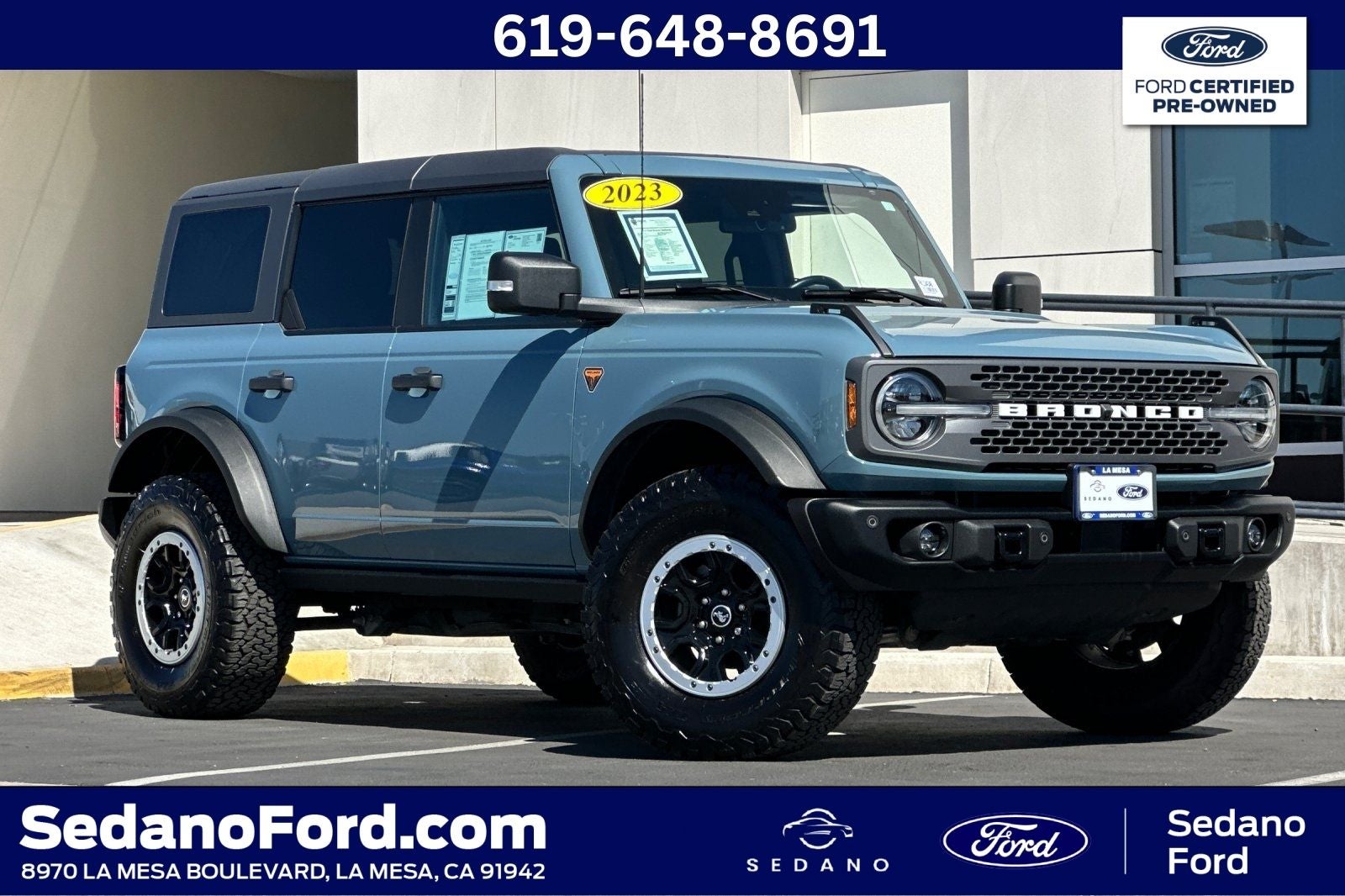 2023 Ford Bronco 4-Door Badlands