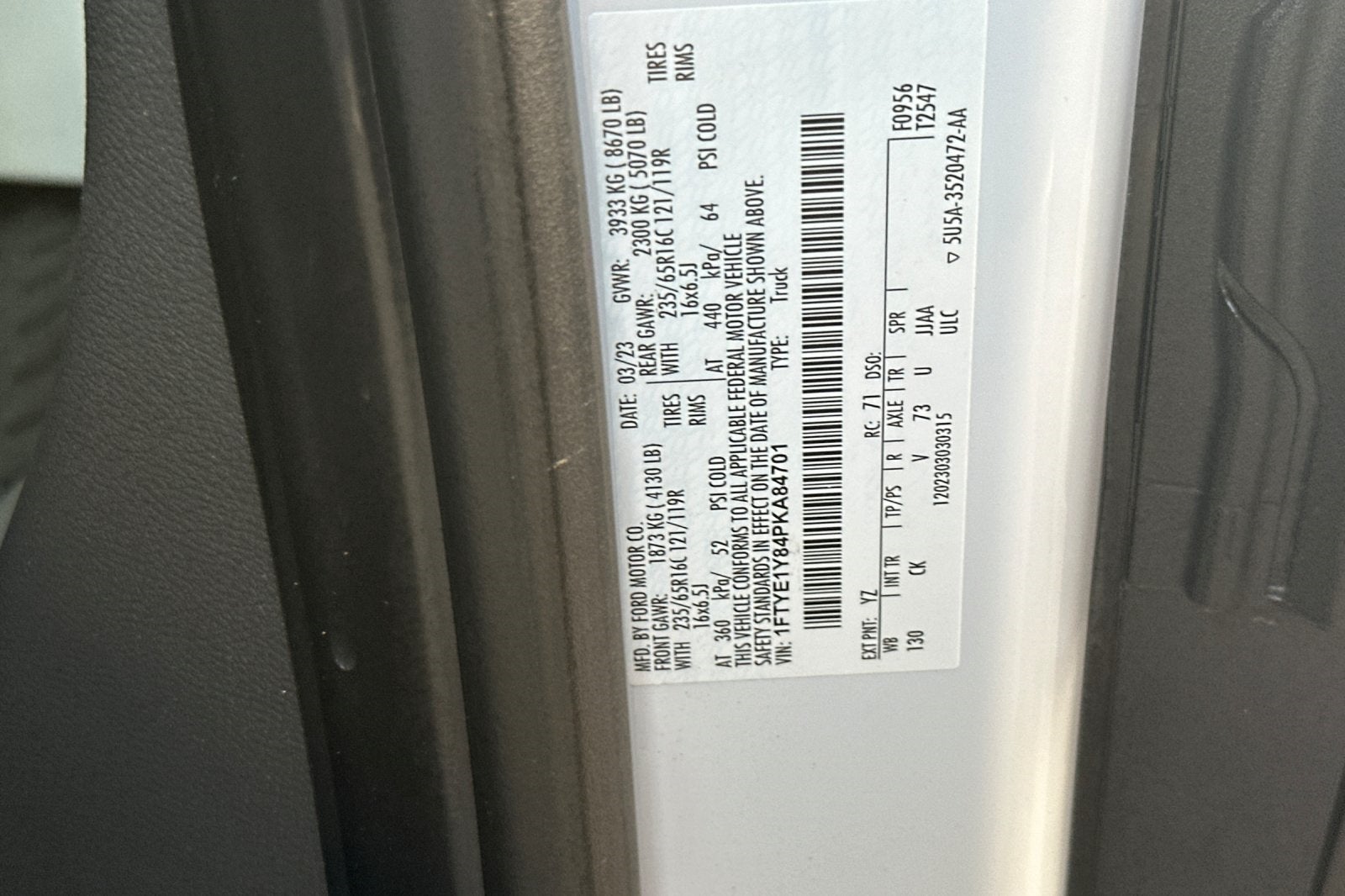 2023 Ford Transit-150 Base