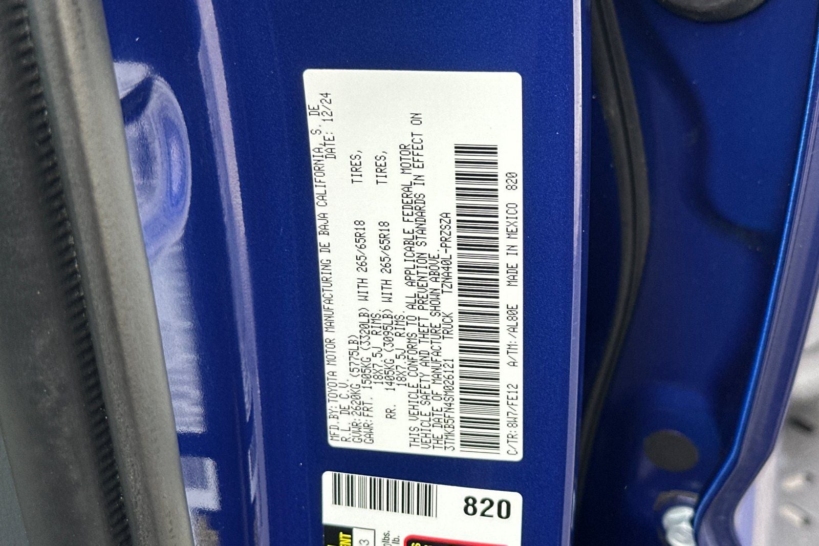 2025 Toyota Tacoma TRD Sport