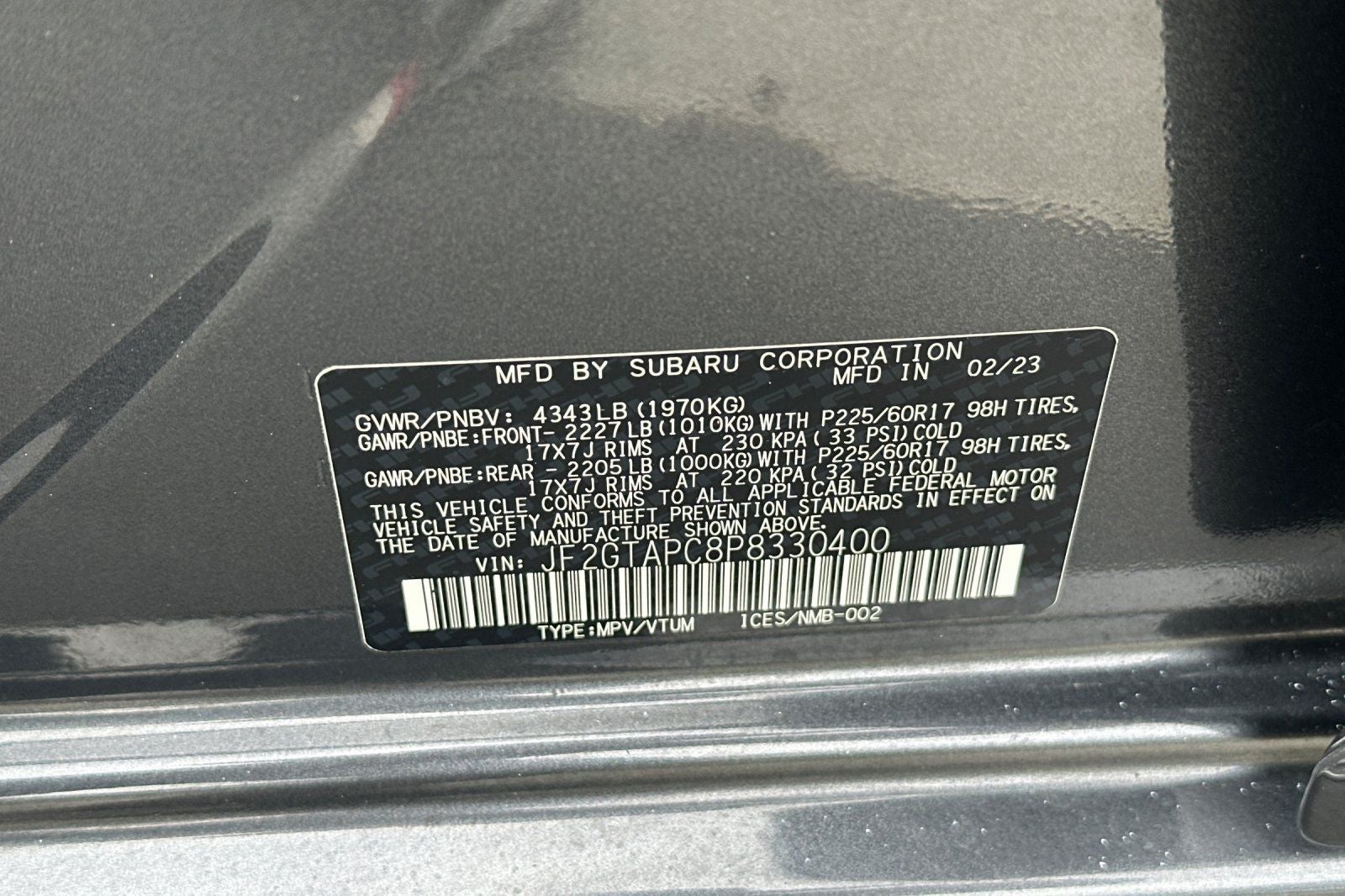 2023 Subaru Crosstrek Premium