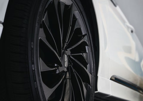 The wheel of the available Jet Appearance package is shown | Sedano Lincoln in La Mesa CA