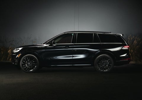 A 2024 Lincoln Aviator® SUV is shown in the Infinite Black exterior color | Sedano Lincoln in La Mesa CA