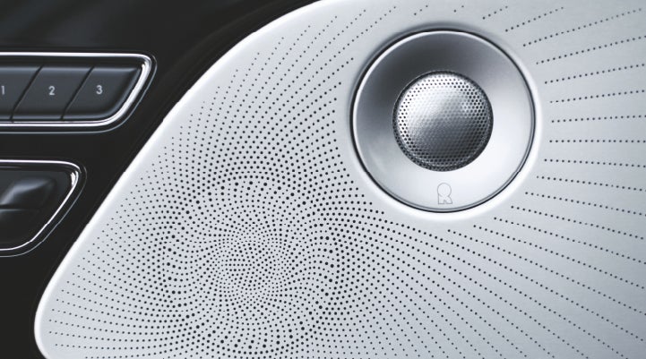 A stylish speaker cover of a 2024 Lincoln Aviator® SUV is shown | Sedano Lincoln in La Mesa CA