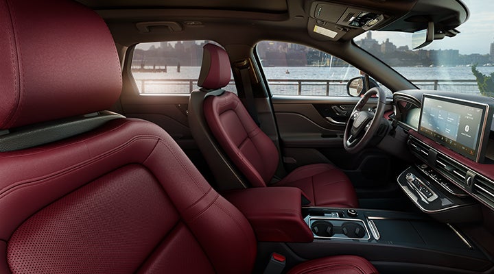 The available Perfect Position front seats in the 2024 Lincoln Corsair® SUV are shown. | Sedano Lincoln in La Mesa CA