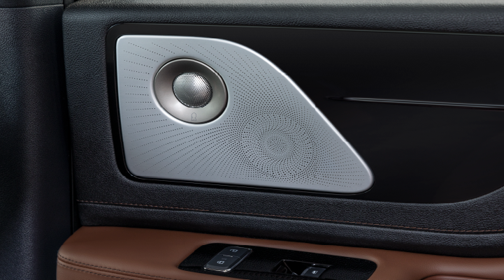 A close-up of a speaker located on the door’s interior is shown. | Sedano Lincoln in La Mesa CA