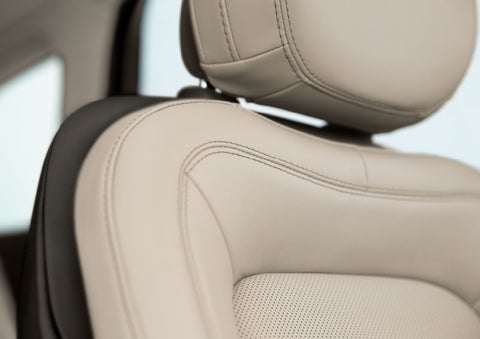 Fine craftsmanship is shown through a detailed image of front-seat stitching. | Sedano Lincoln in La Mesa CA