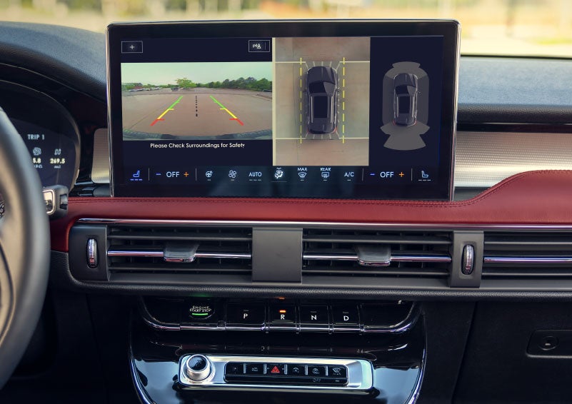 The large center touchscreen of a 2024 Lincoln Corsair® SUV is shown. | Sedano Lincoln in La Mesa CA