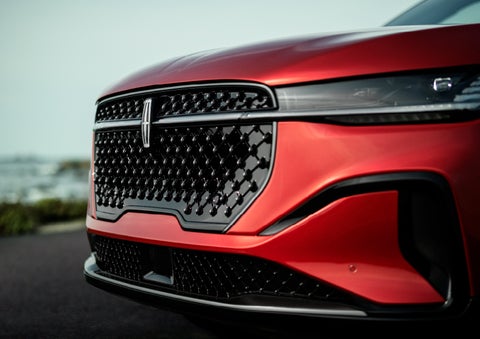 The sleek grille of a 2025 Lincoln Nautilus® SUV with the available Jet Appearance Package makes a bold statement. | Sedano Lincoln in La Mesa CA