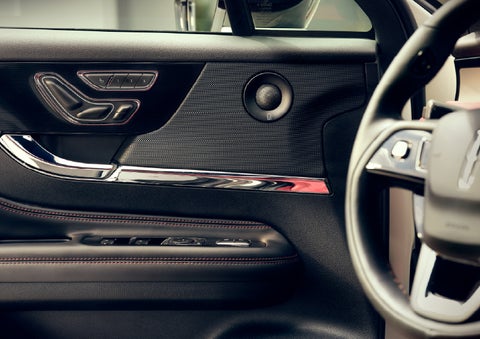 An audio speaker is shown in the driver's side door of a 2026 Lincoln Corsair® SUV | Sedano Lincoln in La Mesa CA
