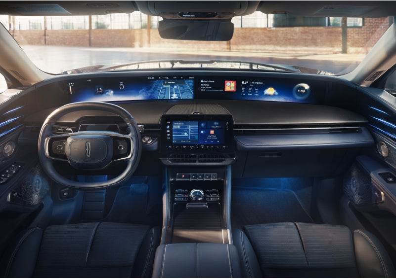 The panoramic display is shown in a 2026 Lincoln Nautilus® SUV. | Sedano Lincoln in La Mesa CA