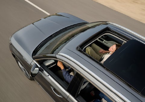 The available panoramic Vista Roof® of a 2027 Lincoln Aviator® SUV is open. | Sedano Lincoln in La Mesa CA