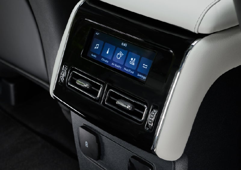 The second row touch screen displays audio and temperature control settings. | Sedano Lincoln in La Mesa CA
