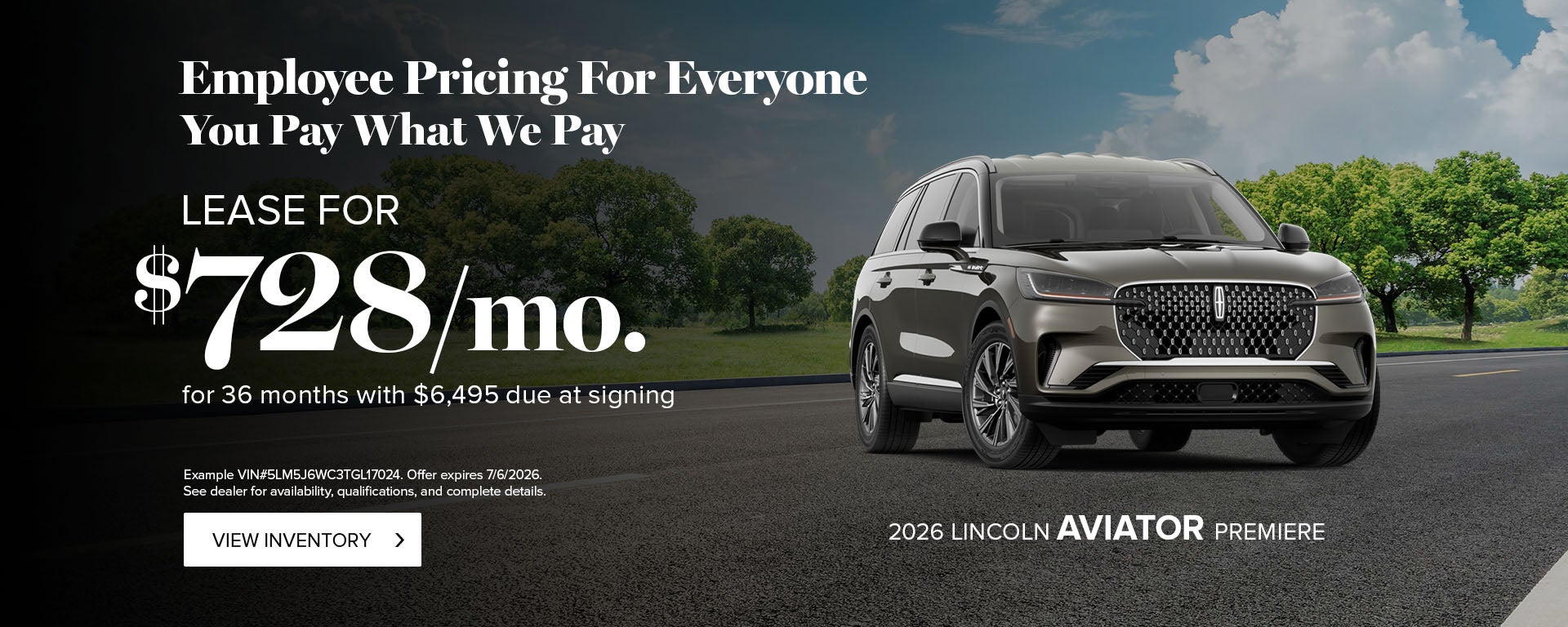 2026 Lincoln Aviator